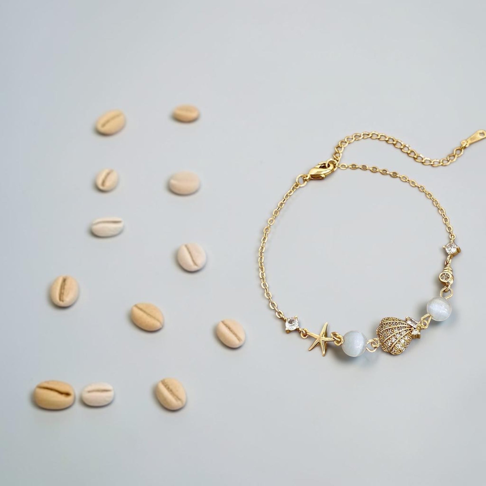 ✨ Ocean Pearl Charm Armband ✨